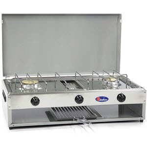 Foker Cast Iron Double Burner Gas Boiling Ring, Commercial catering